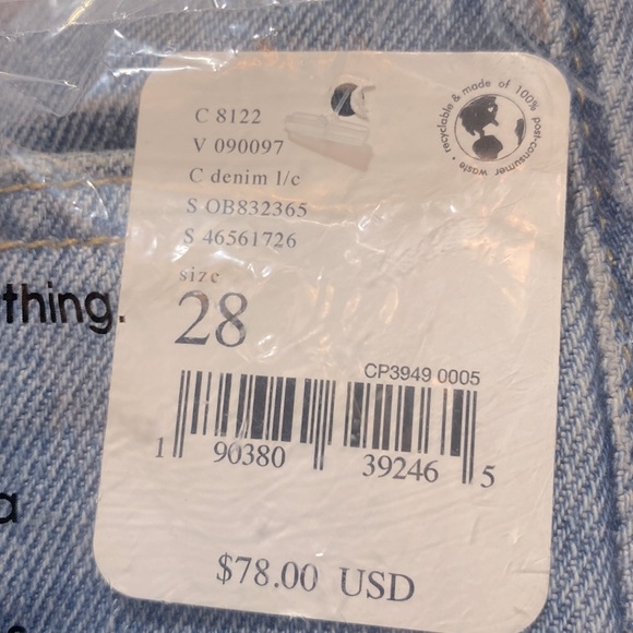 (A4) Free People Maggie Mid-Rise Straight-Leg Jeans, Size 25, NWT - Picture 15 of 16